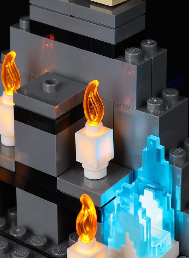 Kyglaring Light Kit Compatible with Lego Minecraft The Deep Dark Battle Warden 21246 Building Blocks, Lights Only, Model Set Not Included, Classic Version - Image 4